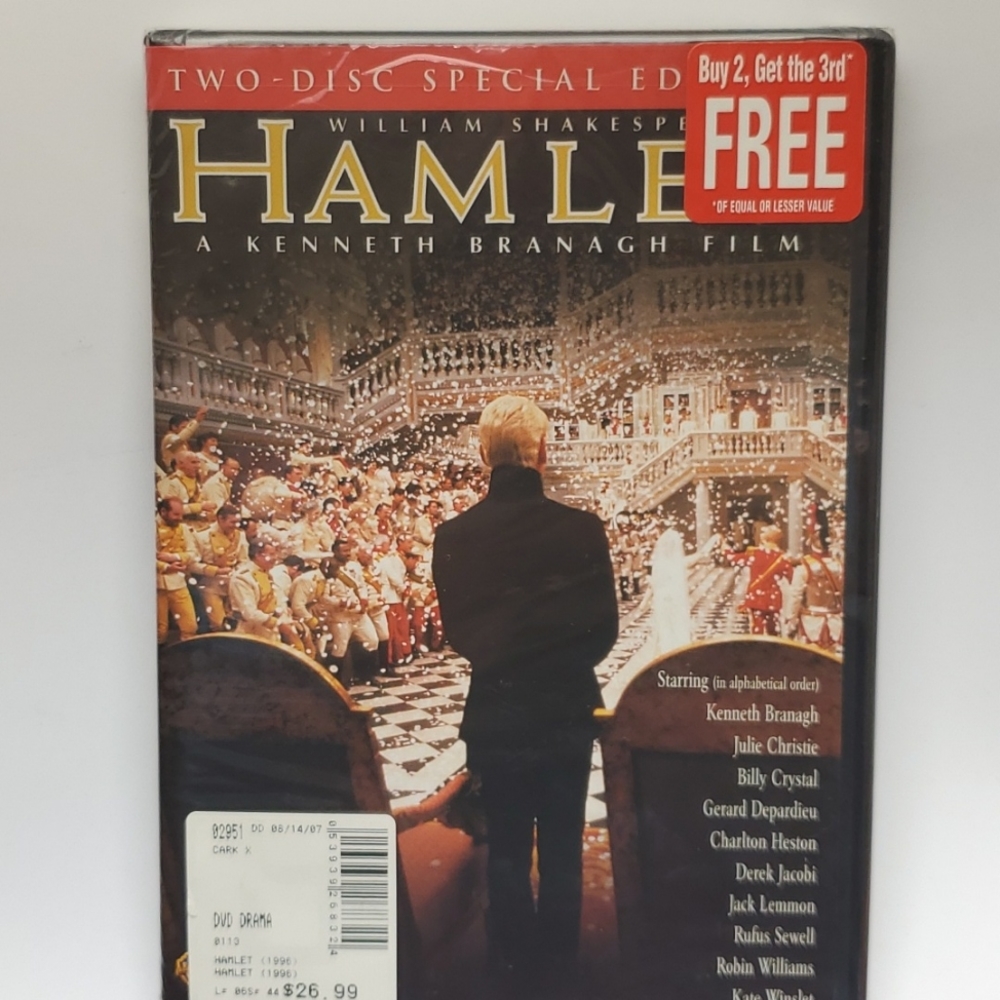 William Shakespeare's Hamlet 2-Disc Special Edition Kenneth Branagh NEW & Sealed